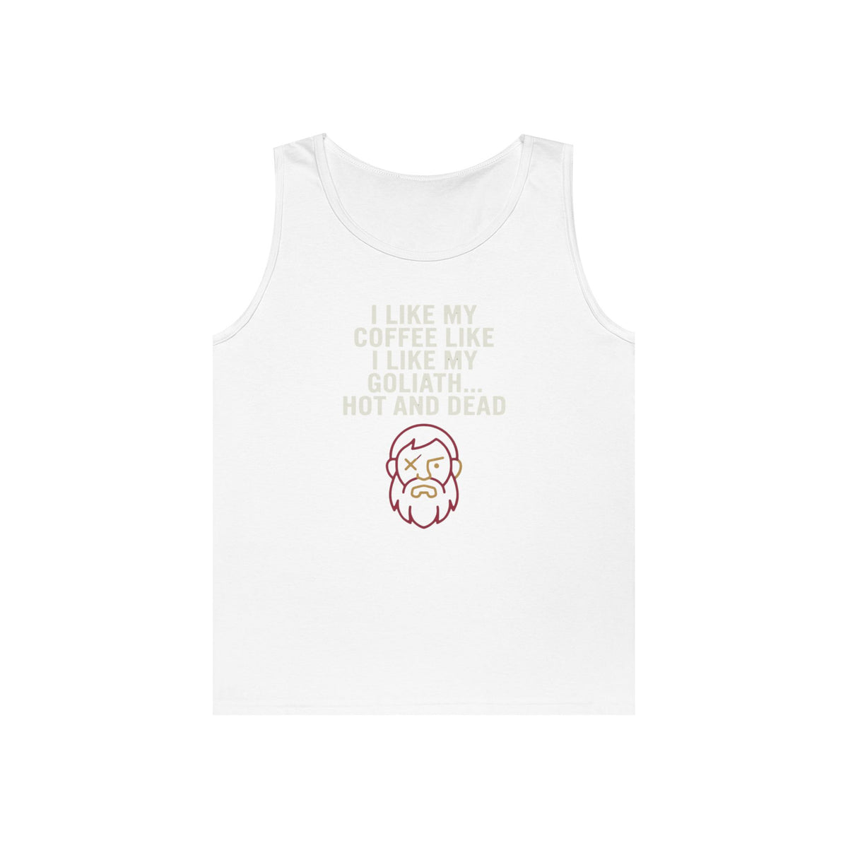 "Good Book Series Coffee Hot and Dead" Tank Top