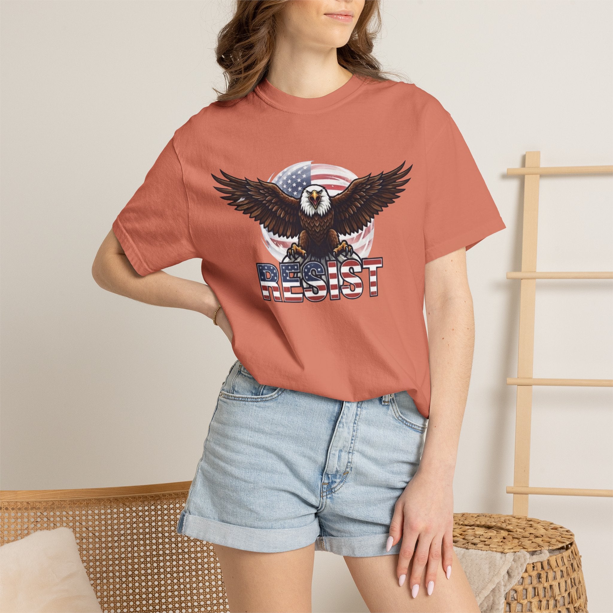 "Resist" Unisex Garment-Dyed Tee