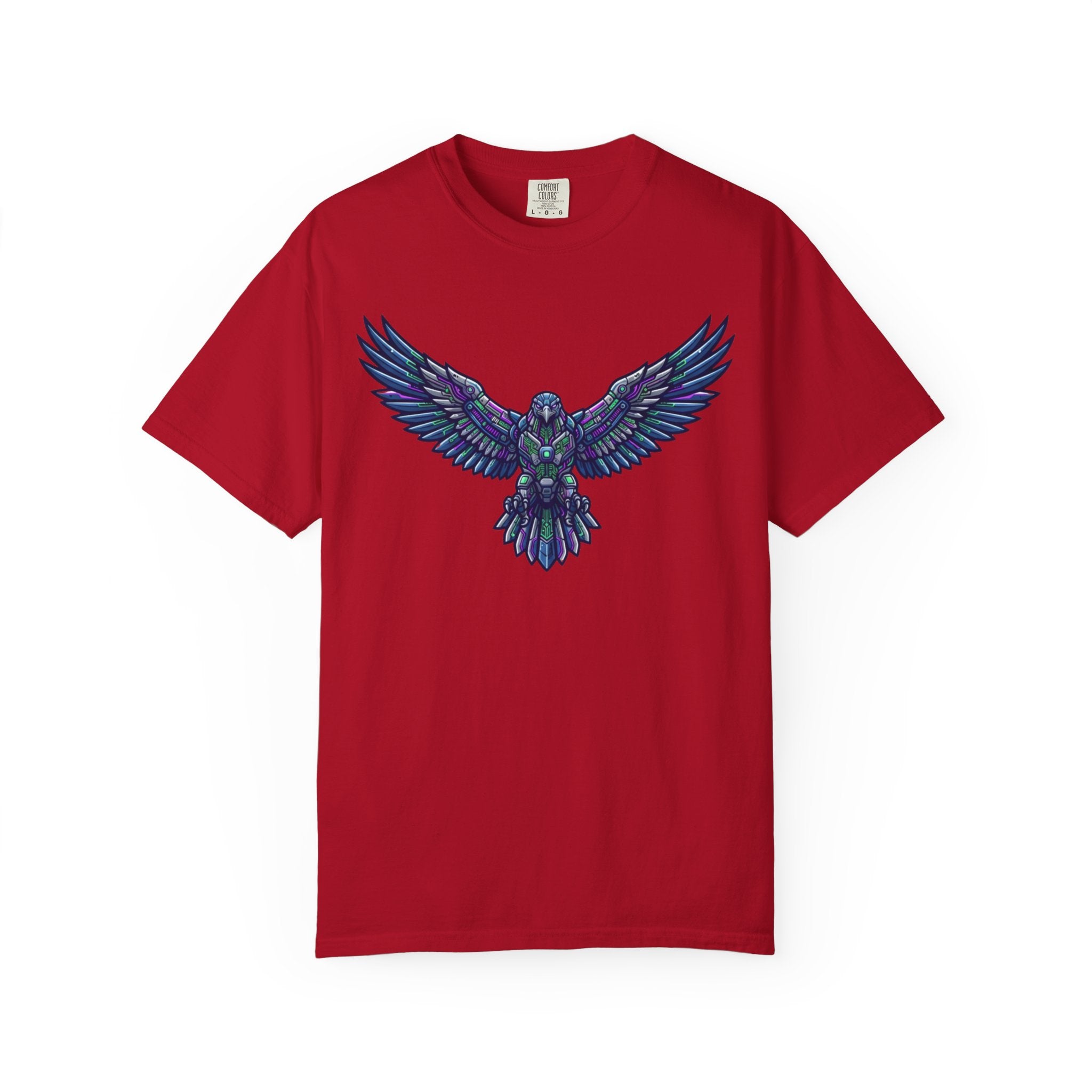 "Cyber Falcon" Unisex Garment-Dyed Tee