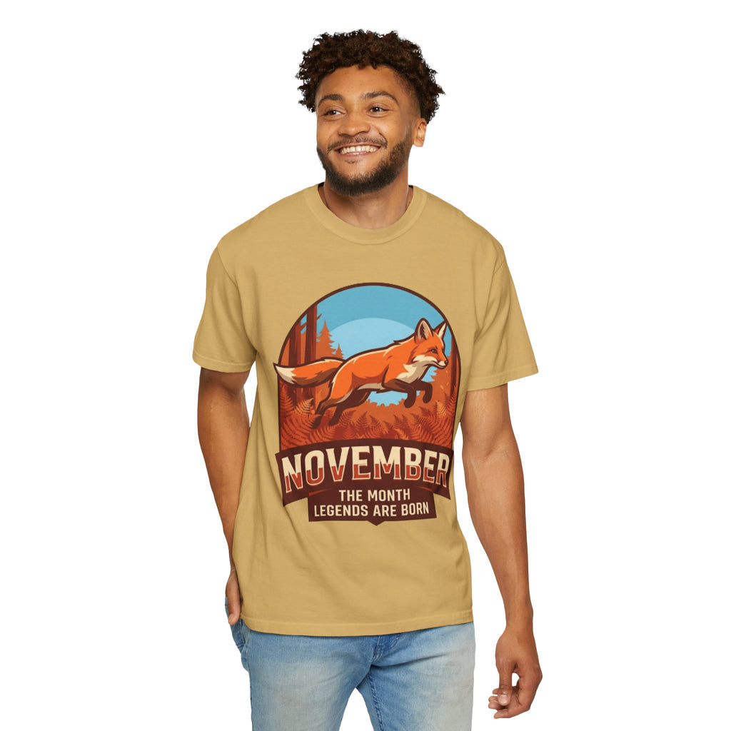 "November Legend" Unisex Garment-Dyed Tee