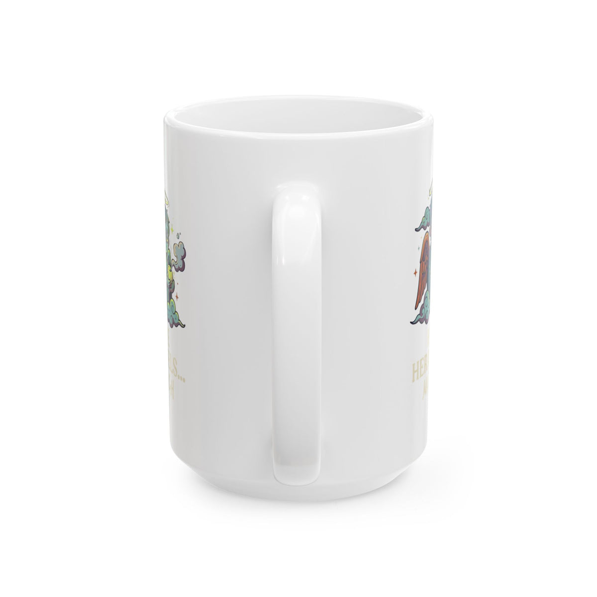 "Hark The Herald Angels" White Ceramic Mug