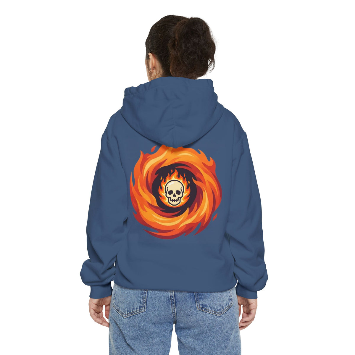 Color: True Navy | Hellfire Garment-Dyed Hoodie