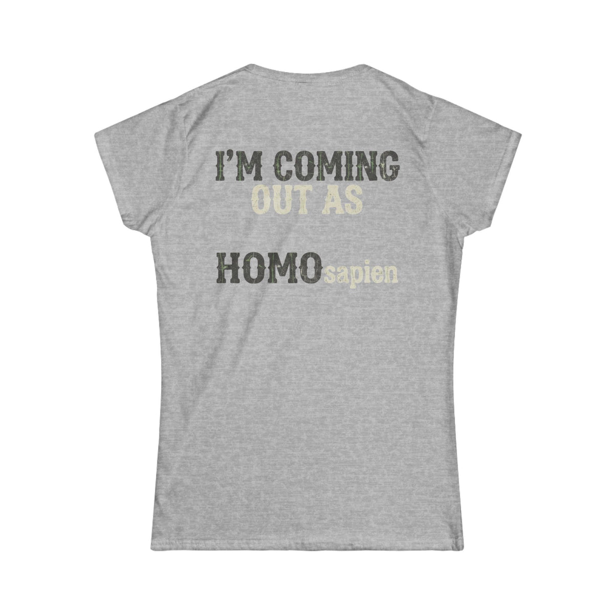 Color: Sport Grey | I'm Coming Out Women's Tee