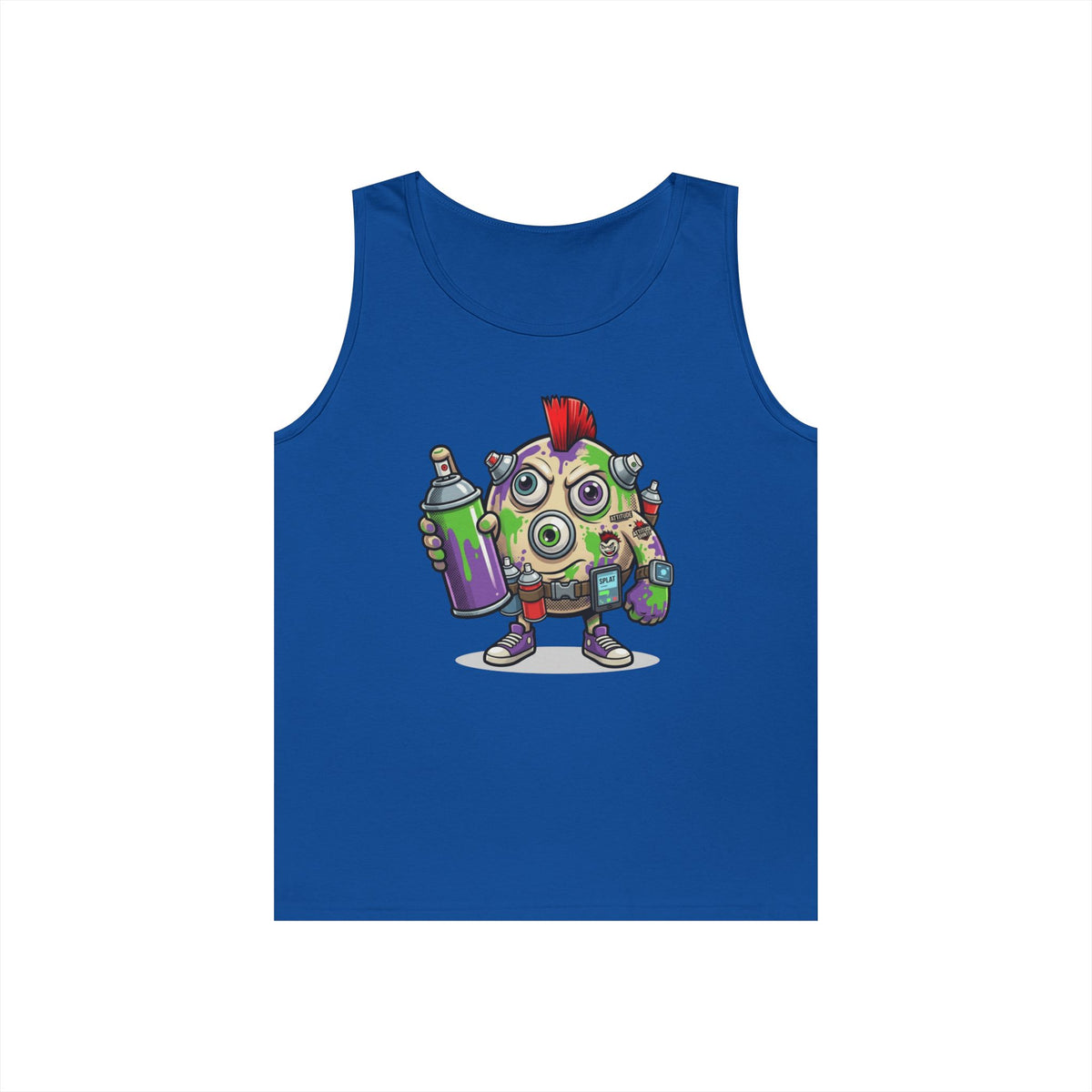 Color: Royal | Graffiti Tank Top