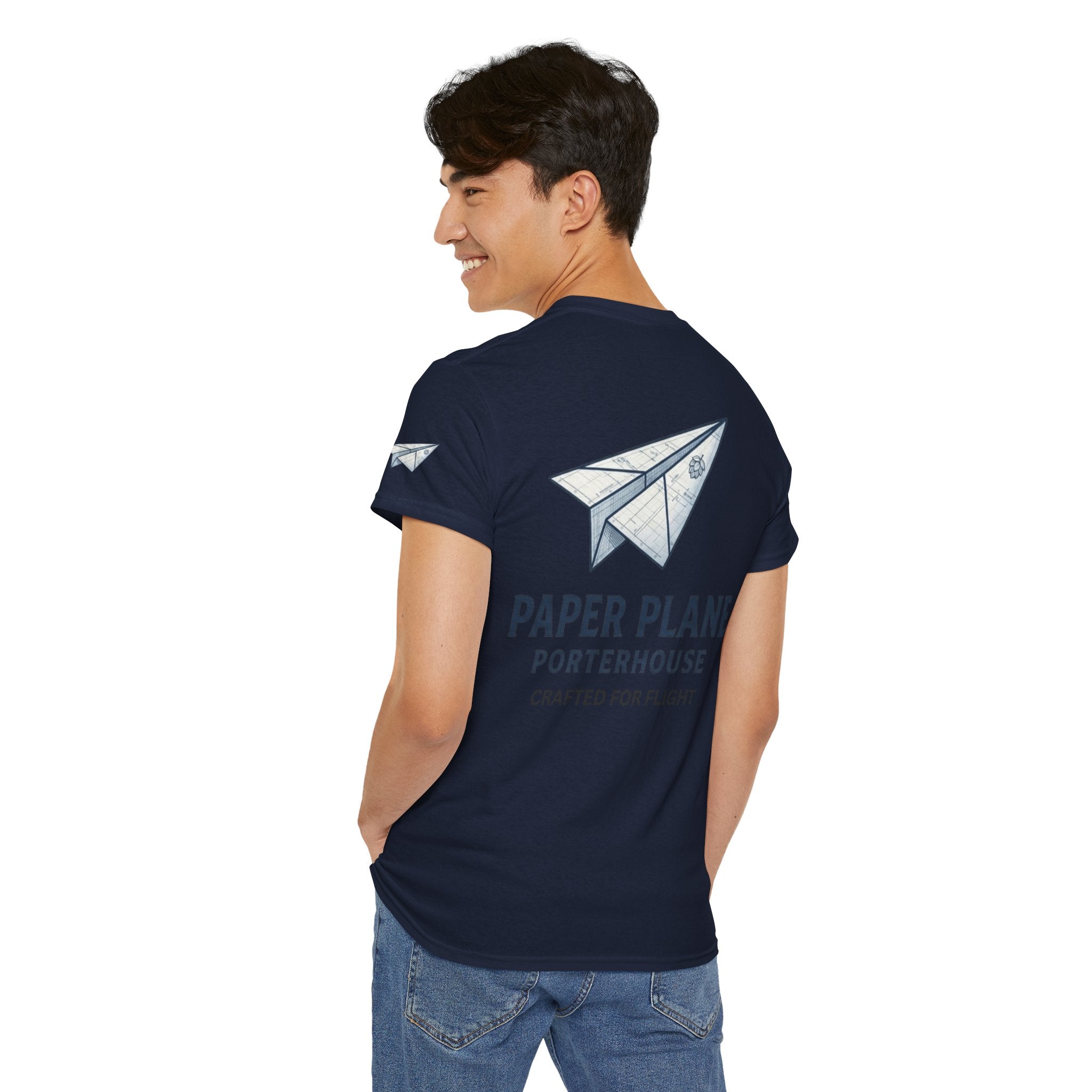"Paper Plane Porterhouse" Premium Graphic Tee