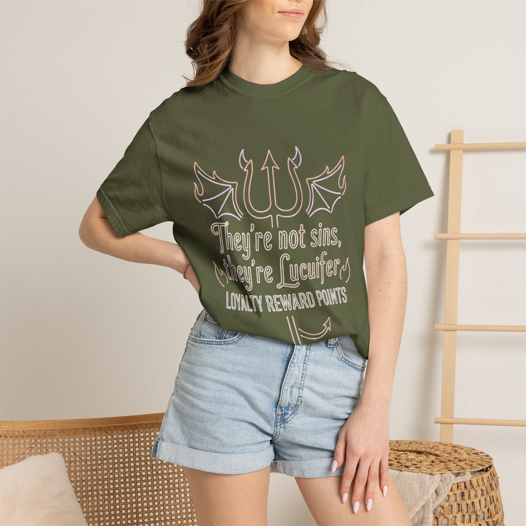 "Infernal Rewards Program" Unisex Garment-Dyed T-shirt