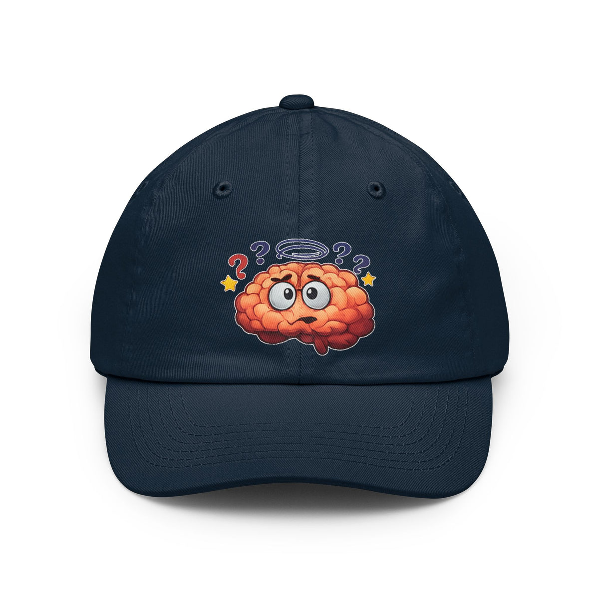 Color: Navy | Error 404: Brain Not Found | Dad Hat — AttitudeShirts