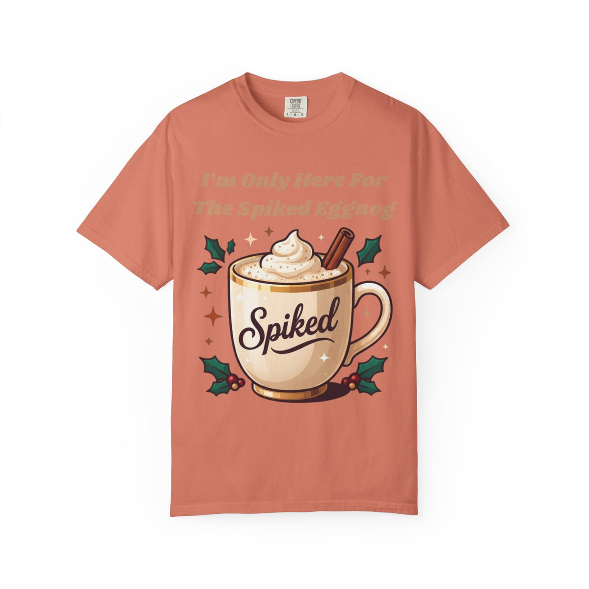 "Spiked Eggnog" Unisex Garment-Dyed Tee