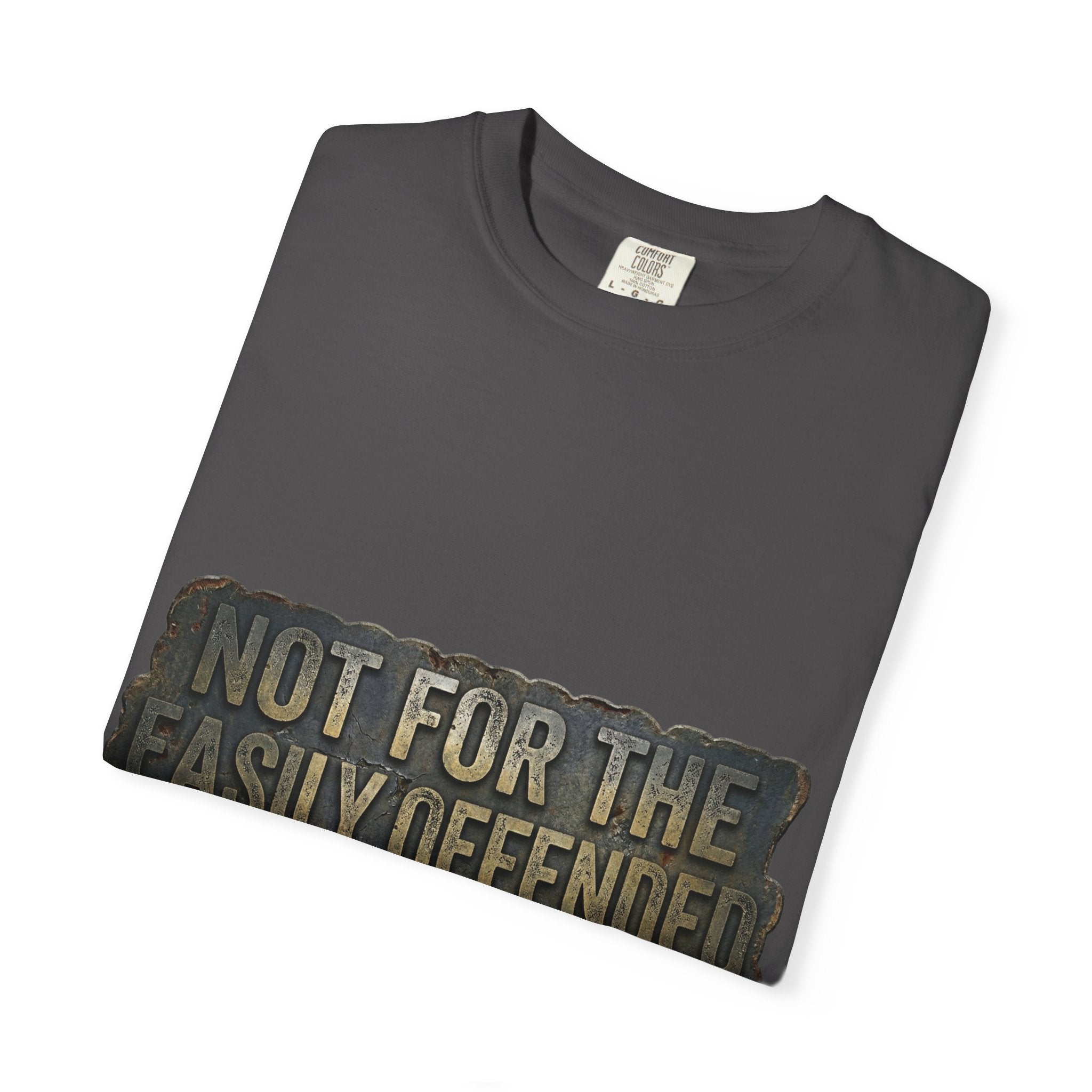 Fair Warning Label | Garment-Dyed Tee — AttitudeShirts