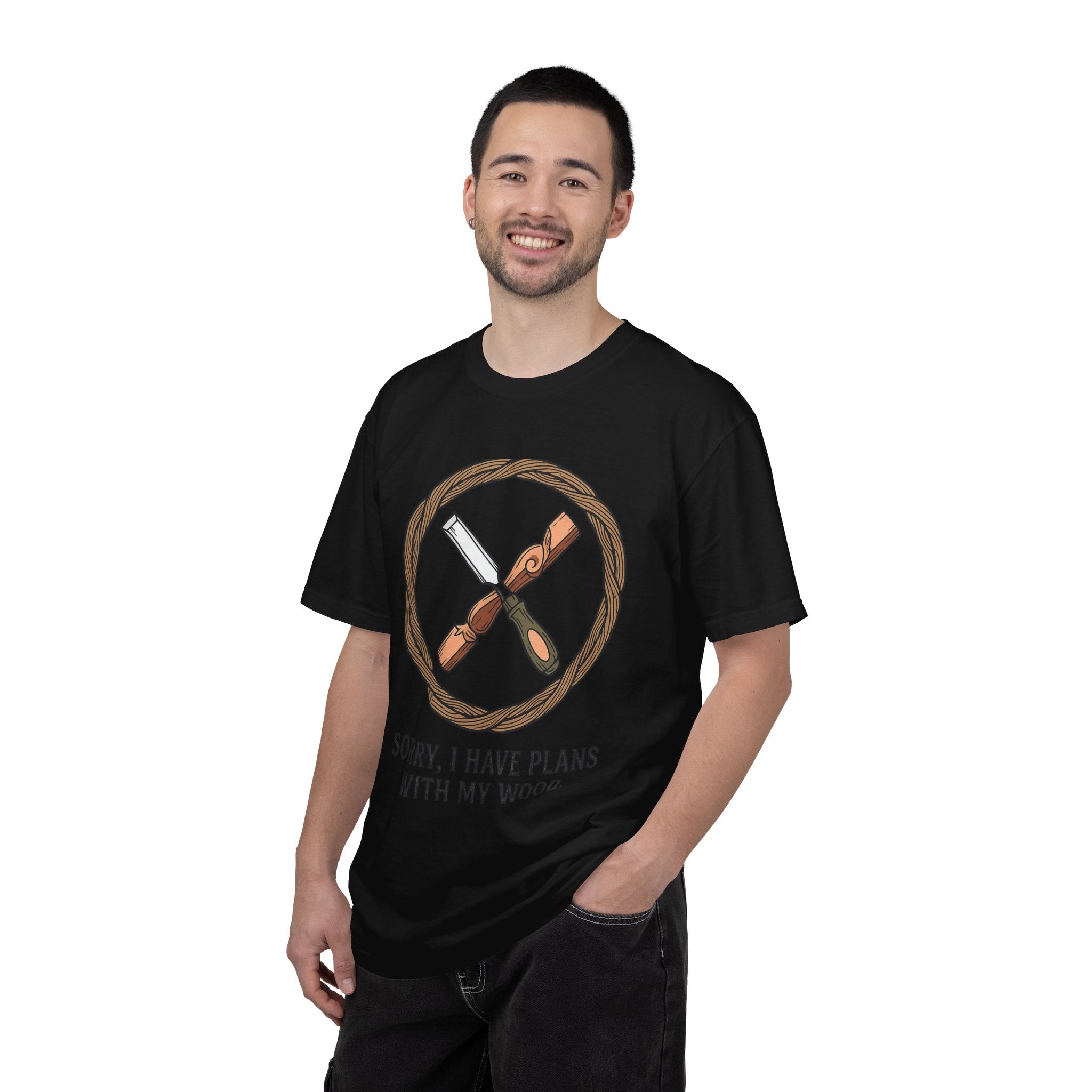 "Plans for My Wood" Unisex Garment-Dyed T-shirt