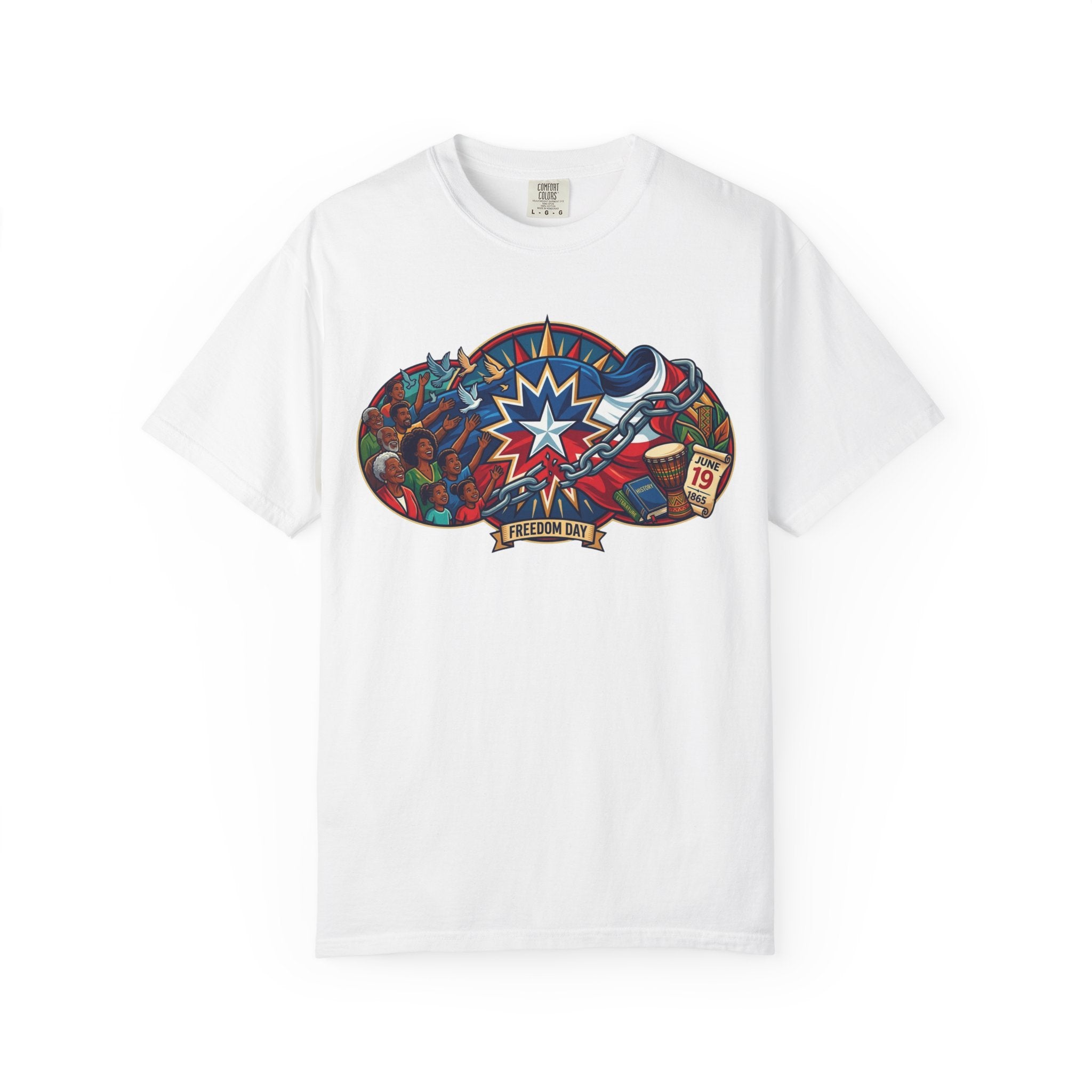 "Juneteenth" Unisex Garment-Dyed Tee