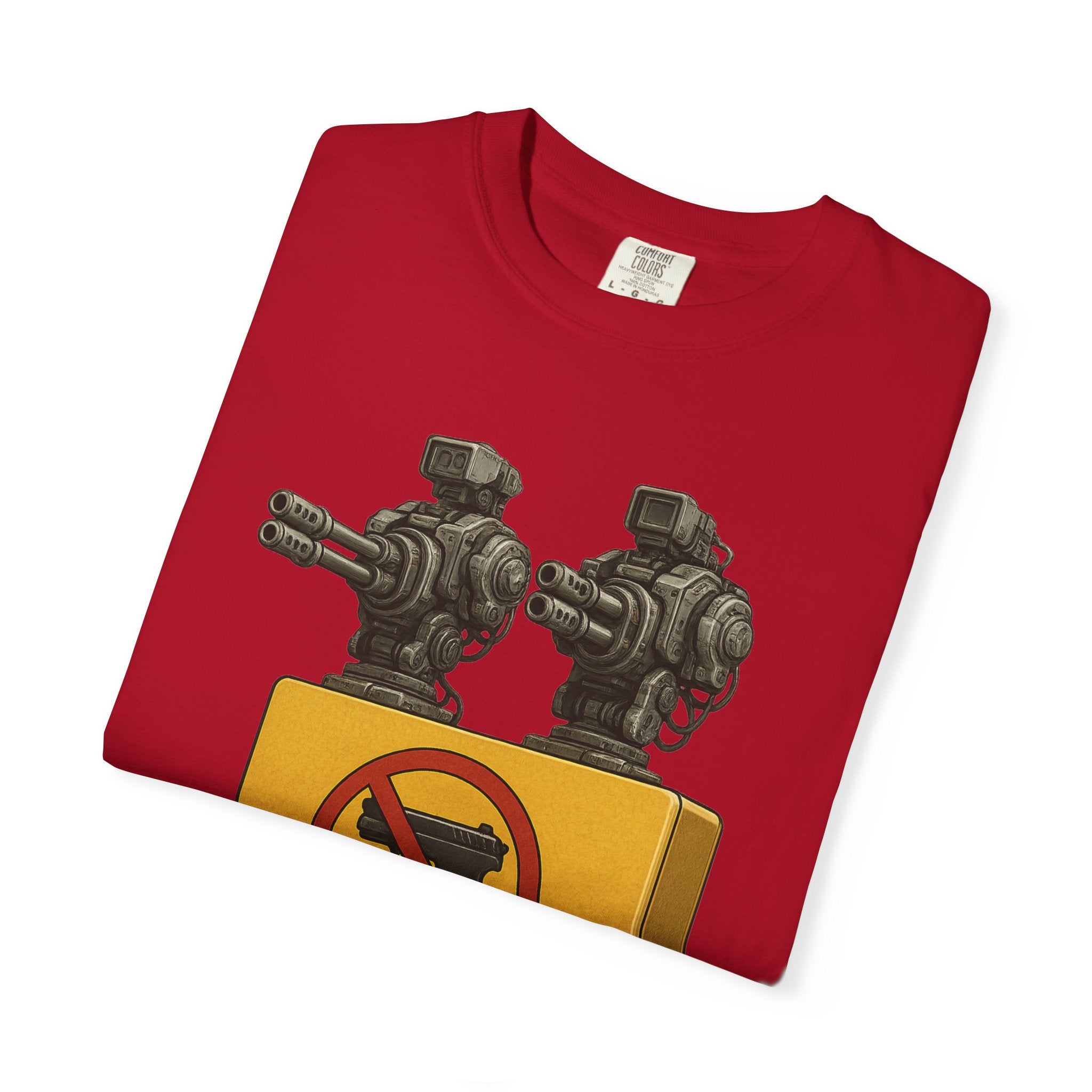 "Gun Free Zone: Unisex Garment-Dyed T-shirt