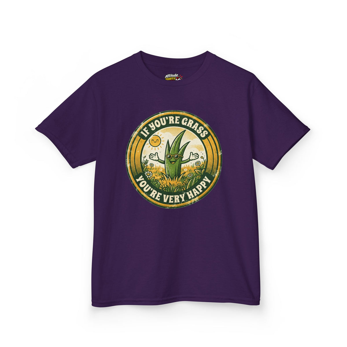 "If You're Grass You're Very Happy" Kids Tee