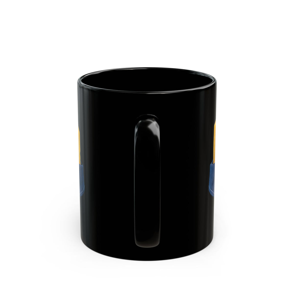 "Cheese Tax" Black Ceramic Mug — Graphic