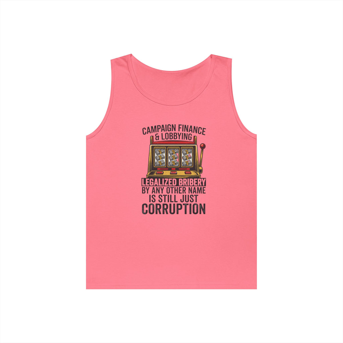 "Protest Series - Get Money Out Of Politics" Tank Top