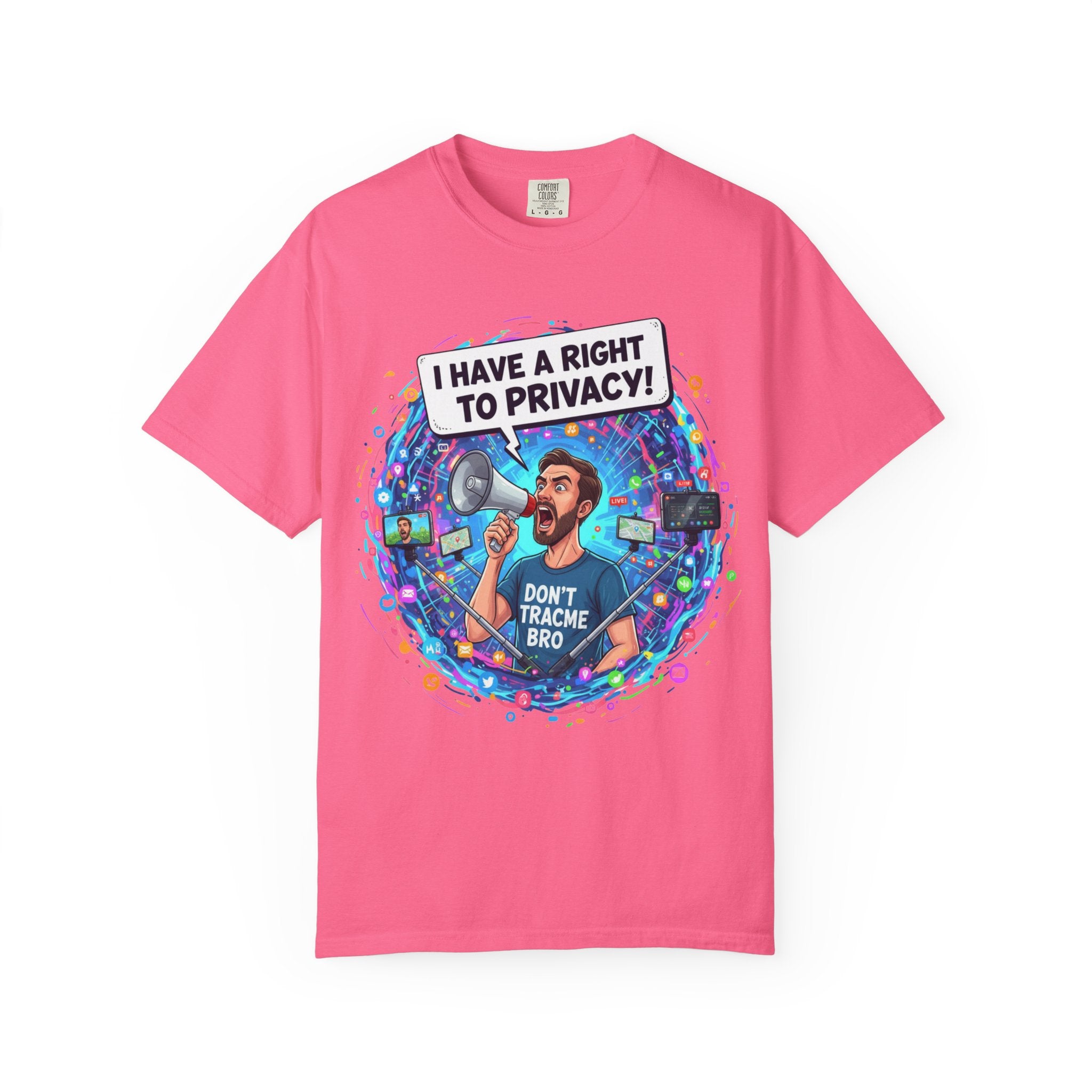 "The Right to Privacy"  Unisex Garment-Dyed T-shirt