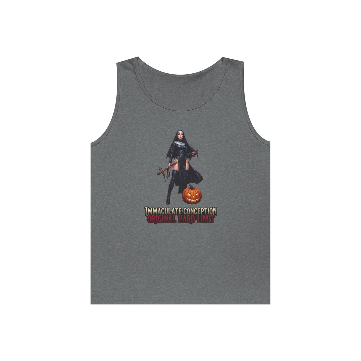 Color: Graphite Heather | Original Hard Limit Tank Top
