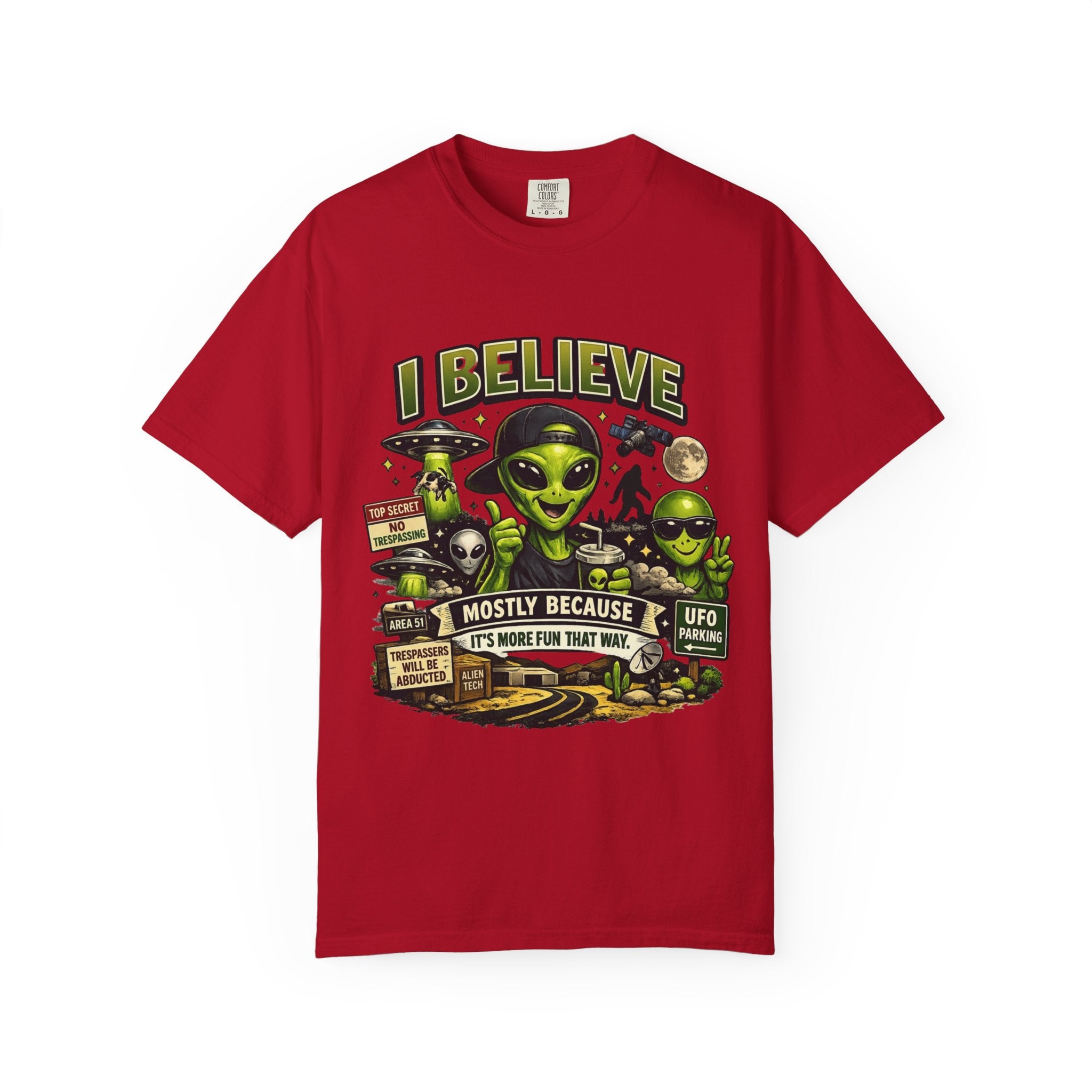 "I Believe" Unisex Garment-Dyed Tee