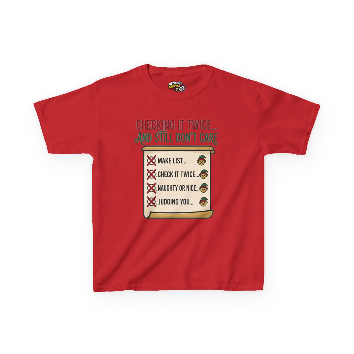 "Checking It Twice" Kids Tee