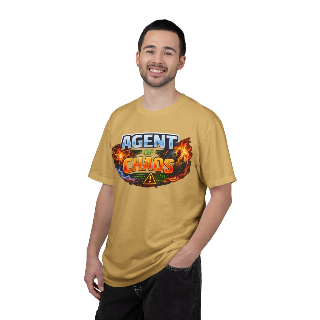 "Agent of Chaos" Unisex Garment-Dyed Tee