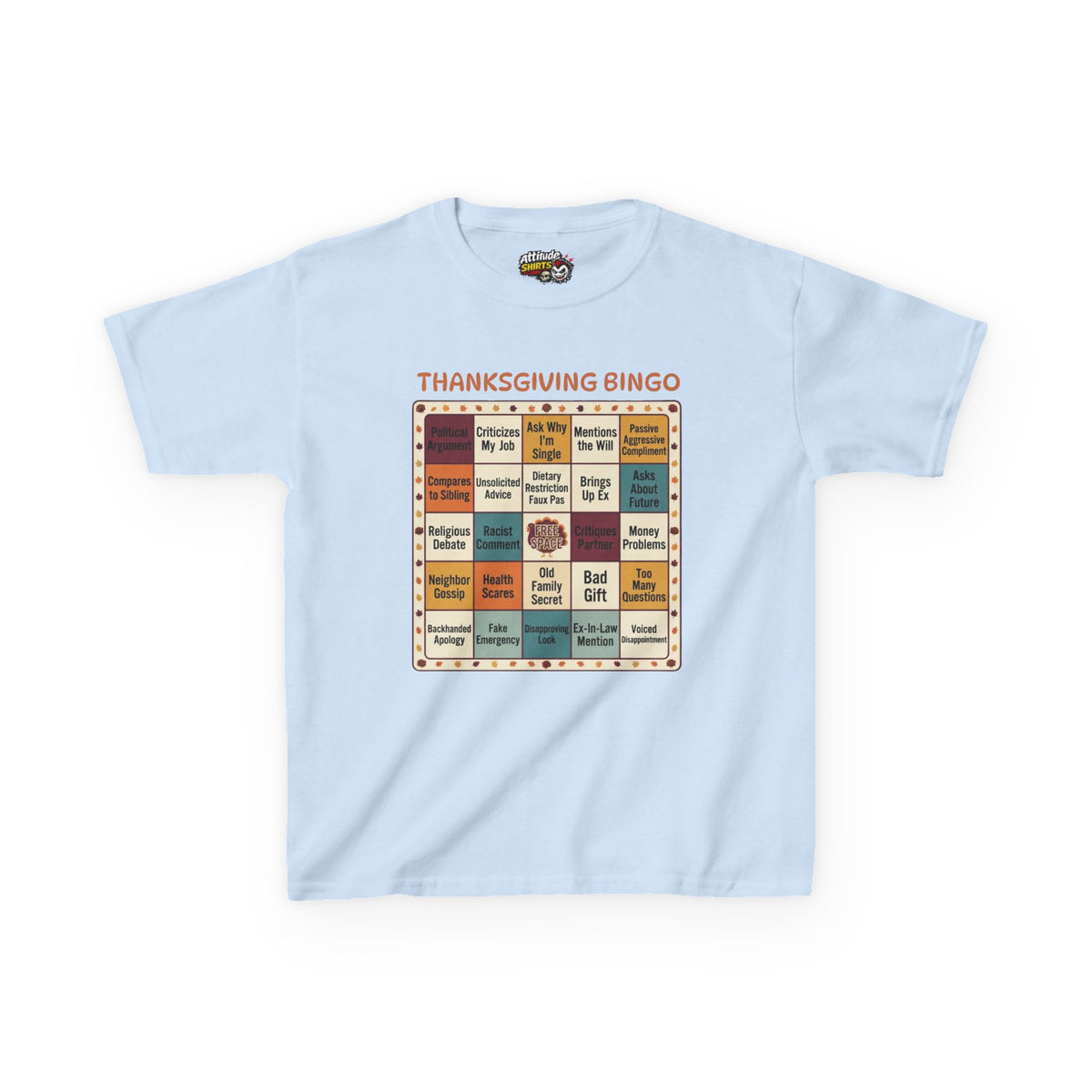 Thankgiving Bingo Kids Tee