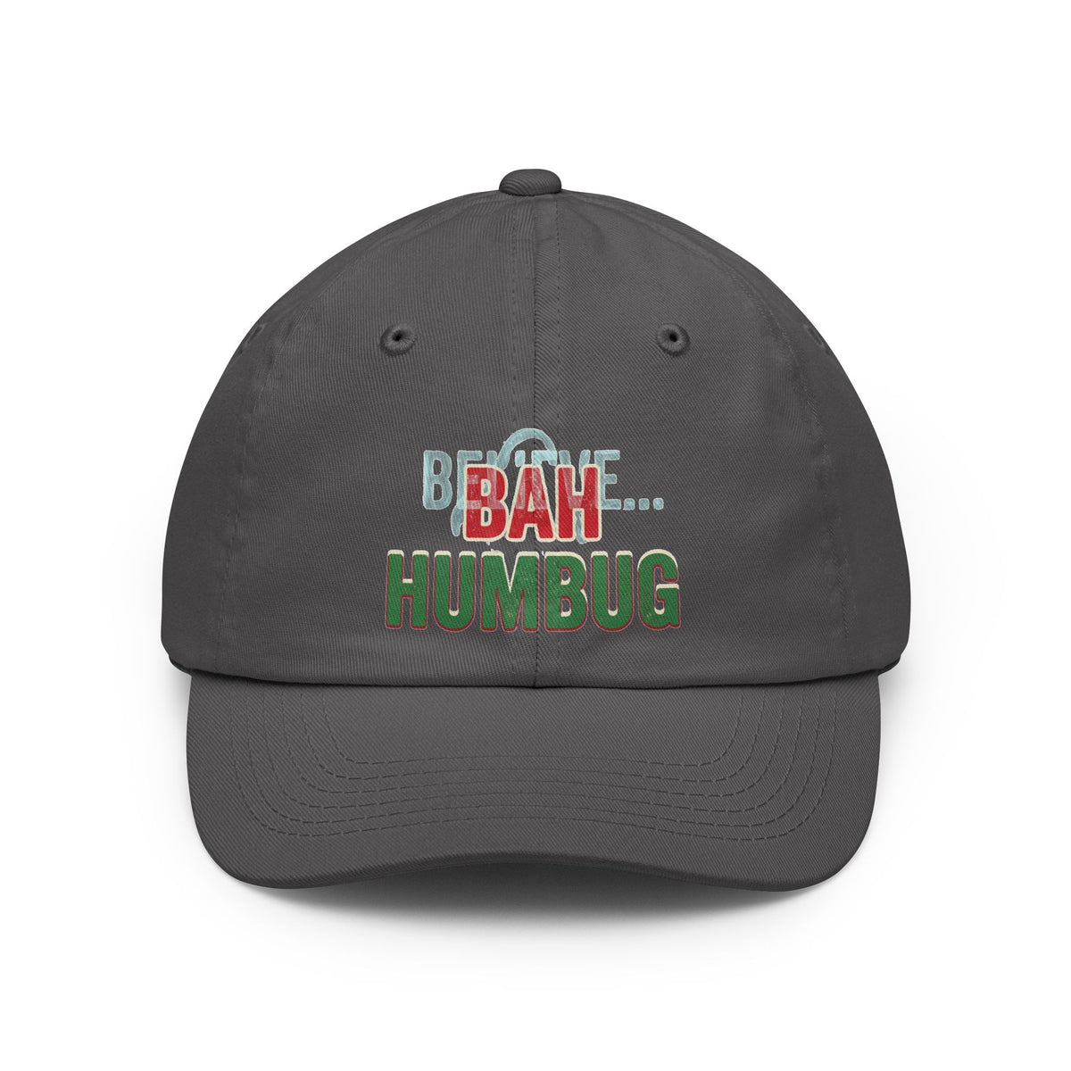 Color: Charcoal | Bah Humburg Dad Hat