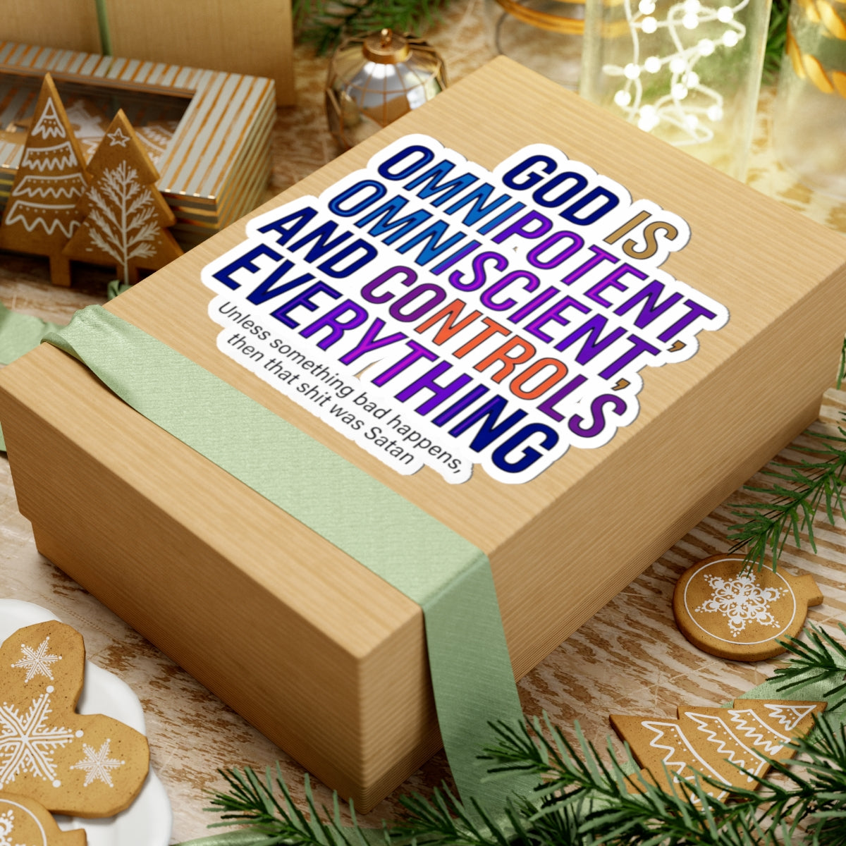 "God Controls Everything" Sticker — Main
