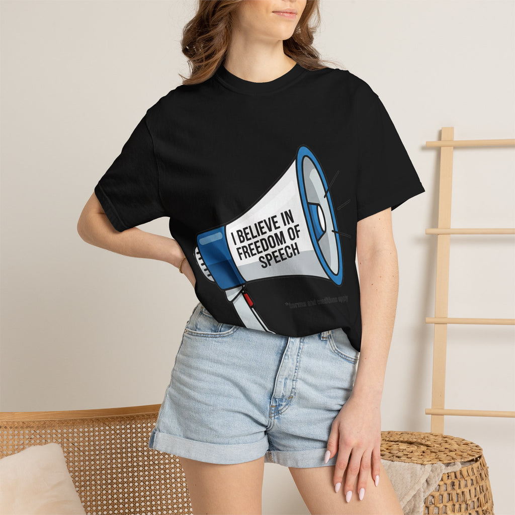"Freedom of Speech" Unisex Garment-Dyed T-shirt