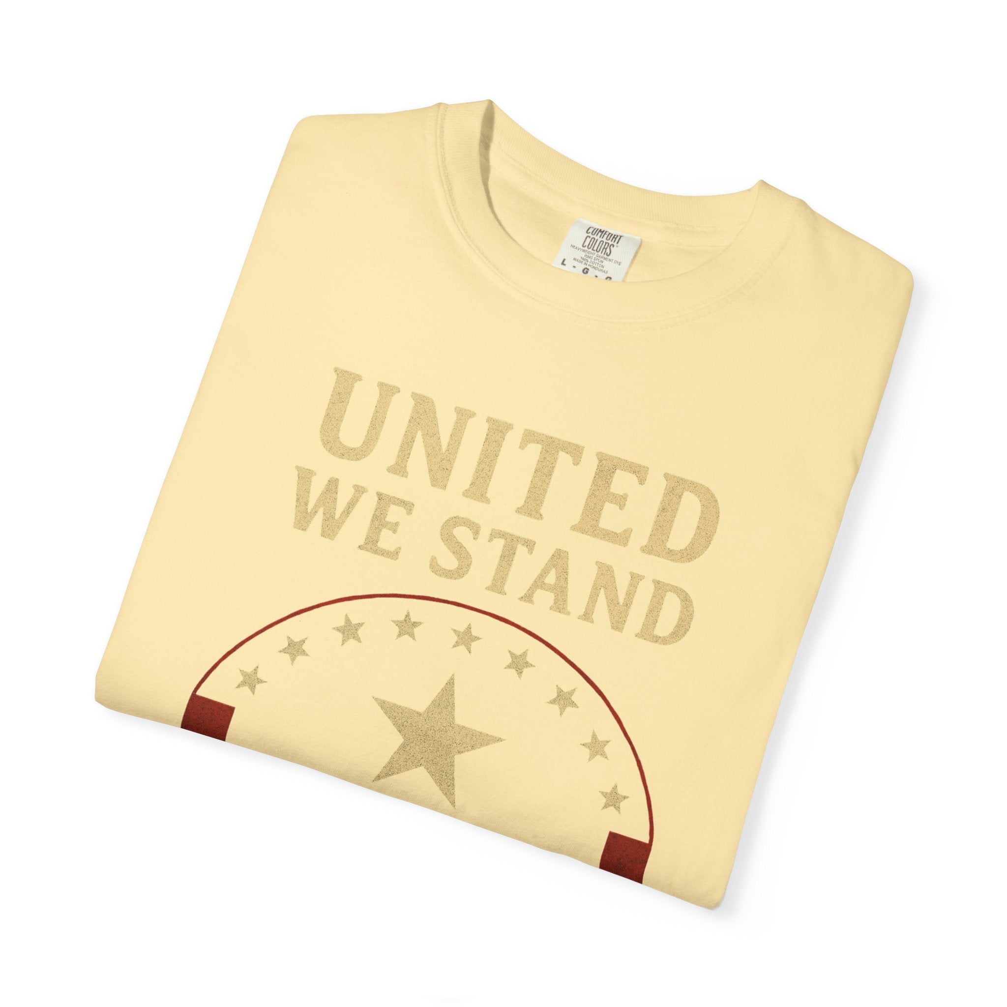 "Divided We Fall" Unisex Garment-Dyed T-shirt