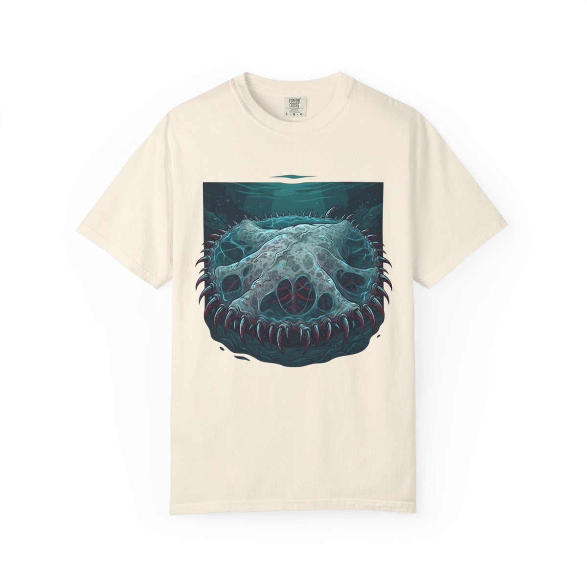 Color: Ivory | El Cuero-The Hide (South American Folklore) Unisex Garment-Dyed Tee