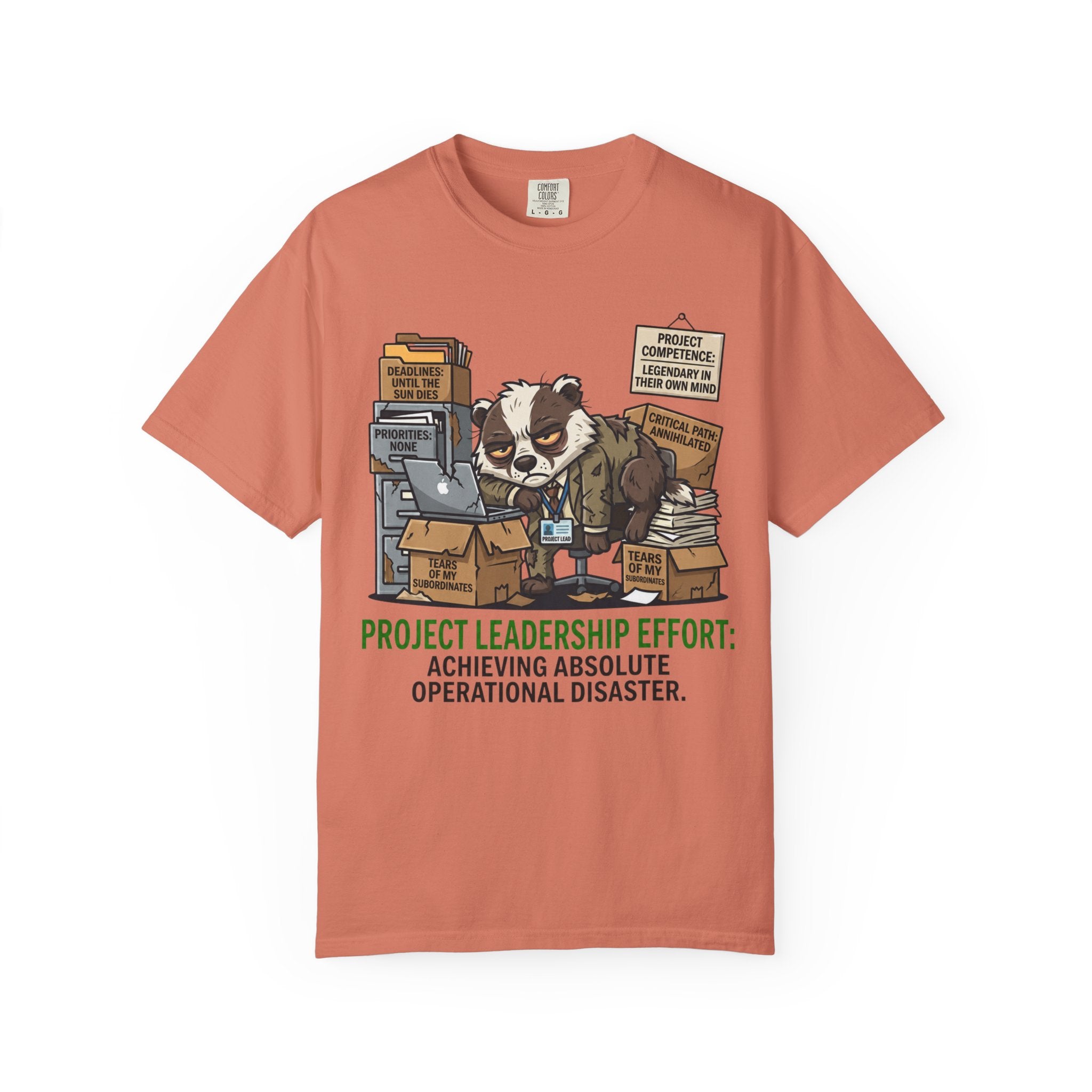 "Project Leader" Unisex Garment-Dyed Tee