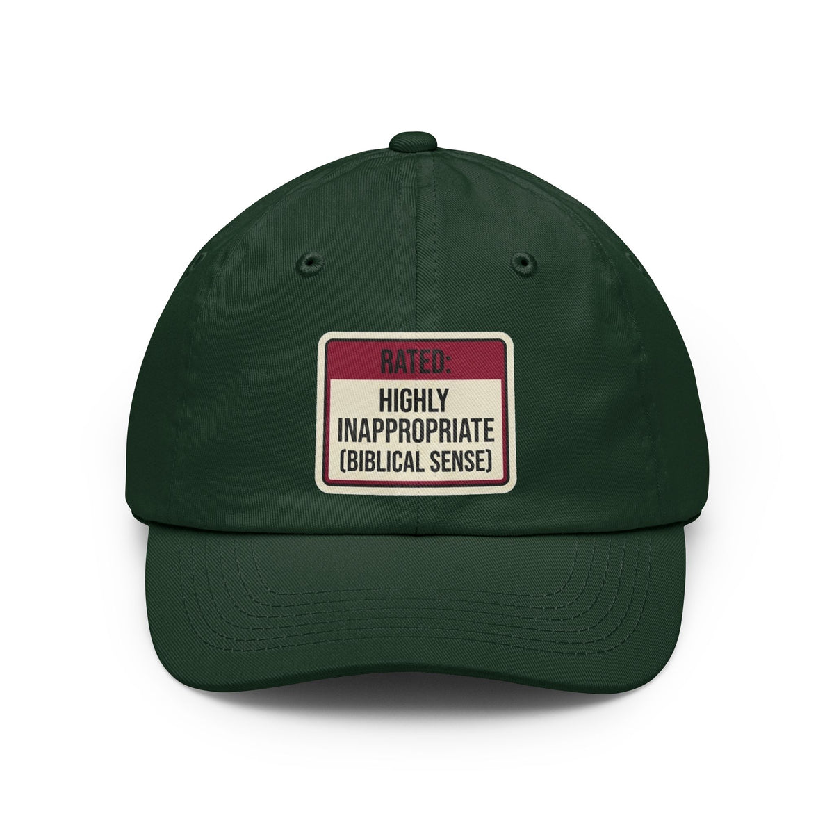 Color: Forest Green | Good Book Series Highly Inappropriate Dad Hat