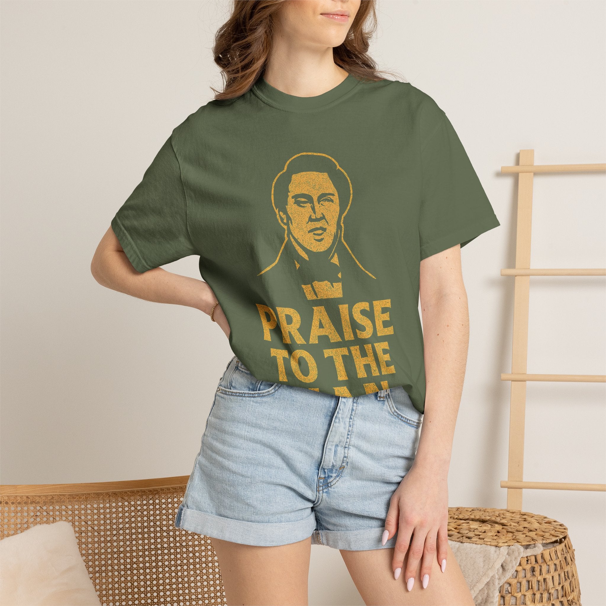 "Praise to the Man" Unisex Garment-Dyed T-shirt