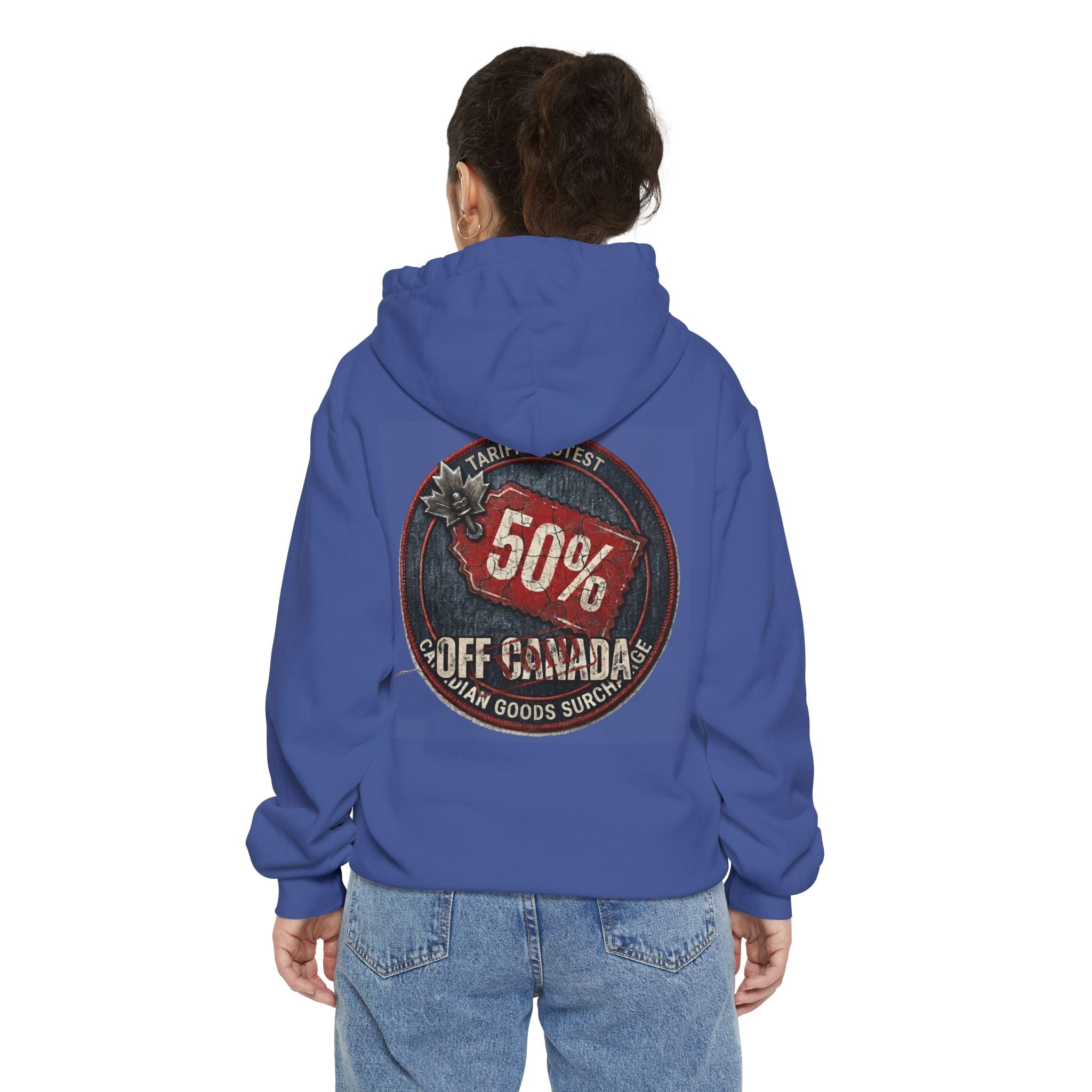 "50% Off Canada" Garment-Dyed Hoodie