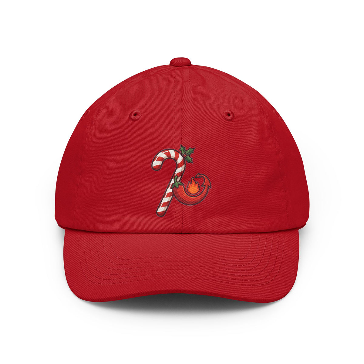 Color: Red | May Your Days Be Merry and Spicy Dad Hat — Graphic
