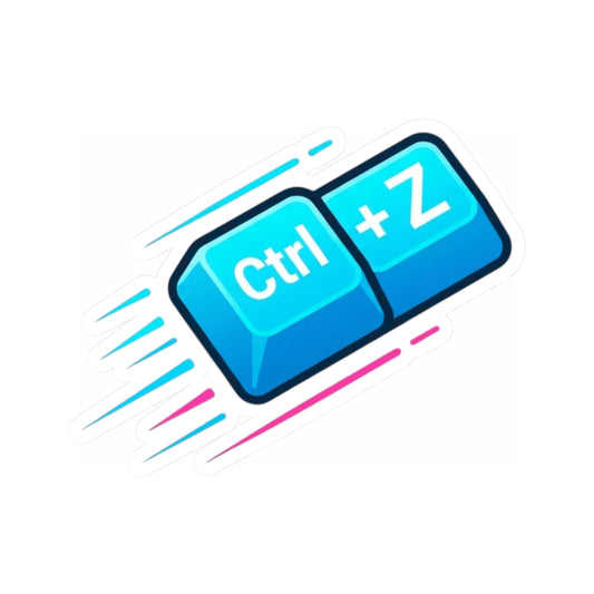 "CTRL Z My Entire Week" Sticker