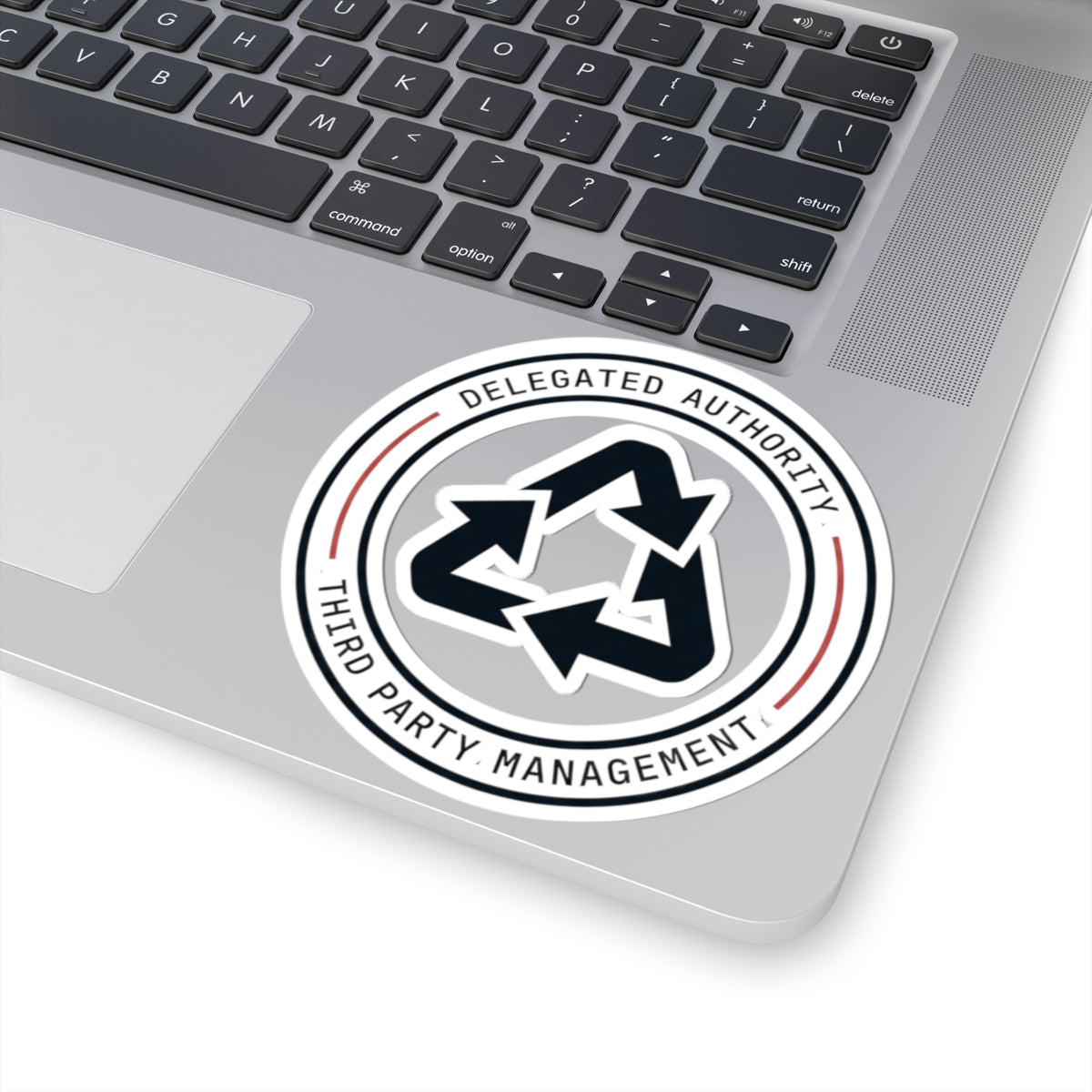 "Managed Entirely By Third Parties" Sticker