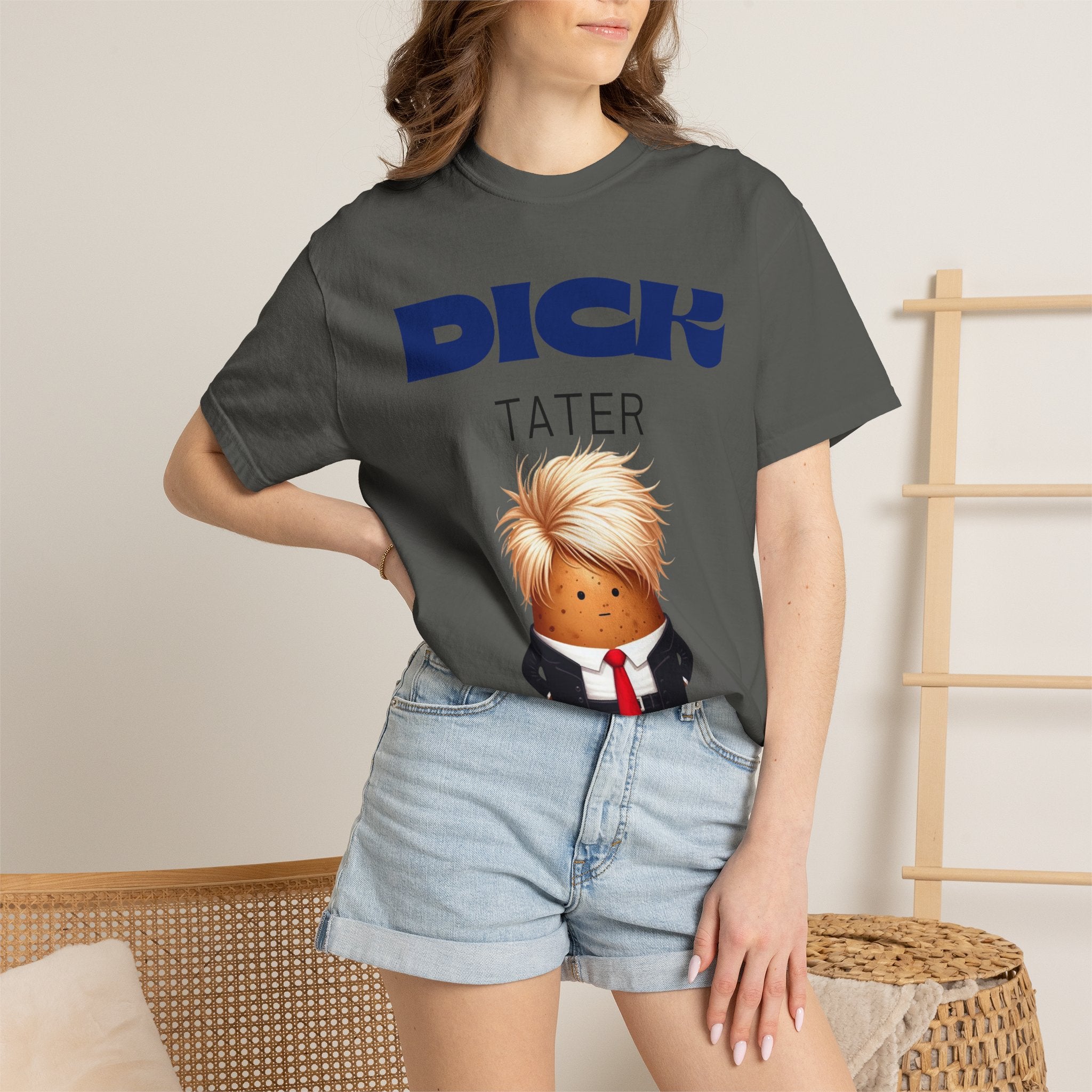 "The Dick Tater (Executive Spud Edition)" Unisex Garment-Dyed T-shirt