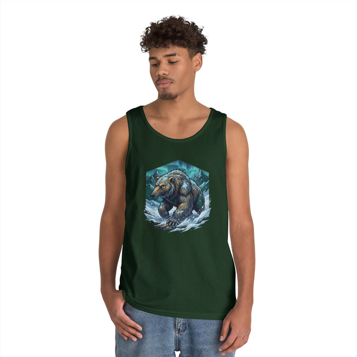 Color: Forest Green | Alioat (Siberian Folklore) Tank Top