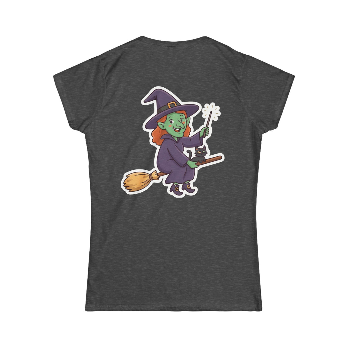 Color: Dark Heather | Witch Women's Tee