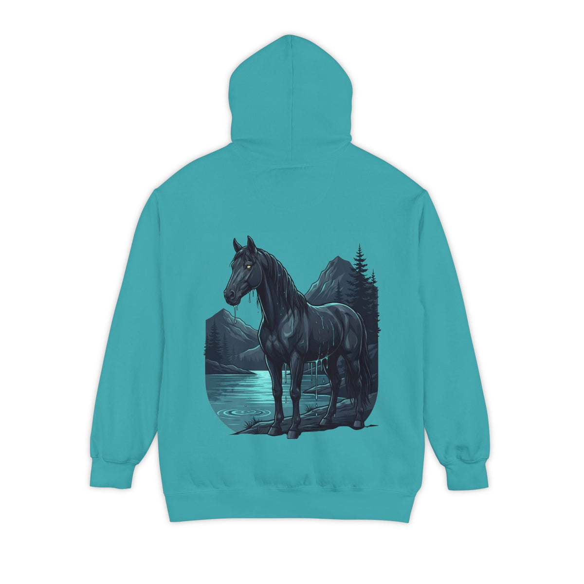 Color: Seafoam | Kelpie (Scottish Folklore) Garment-Dyed Hoodie