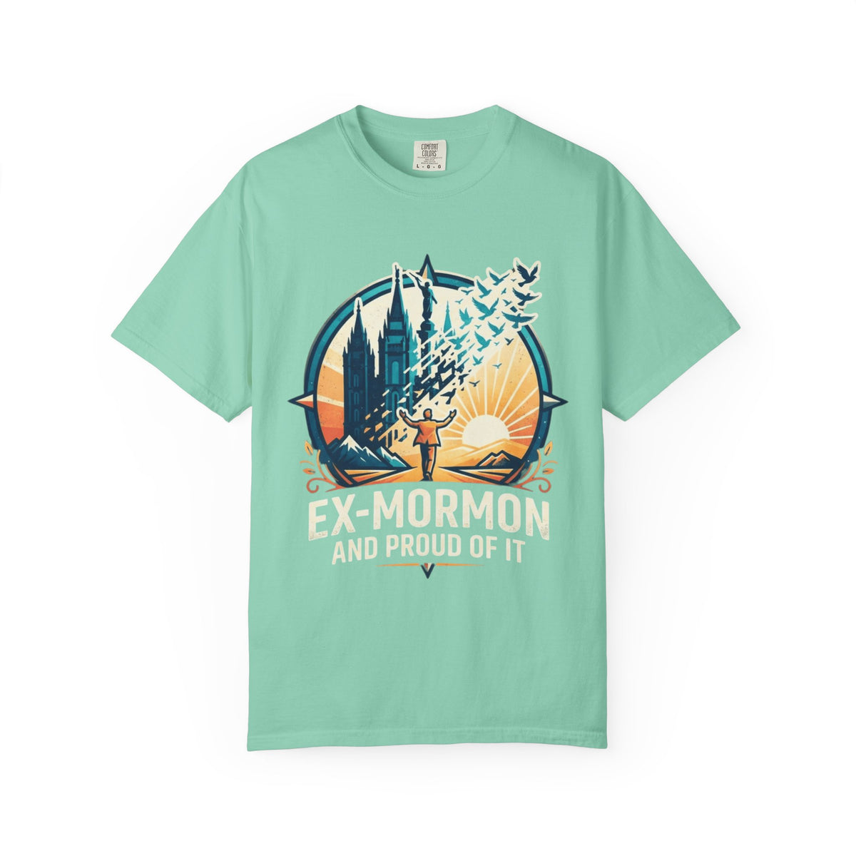 Color: Island Reef | Ex Mormon Unisex Garment-Dyed Tee