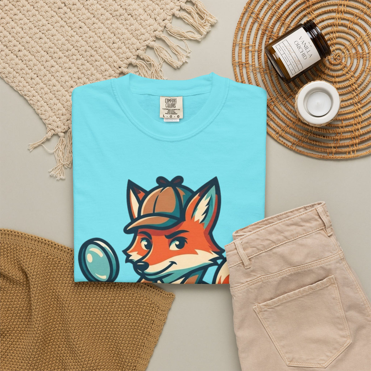 Fox Credible Unisex Garment-Dyed Tee