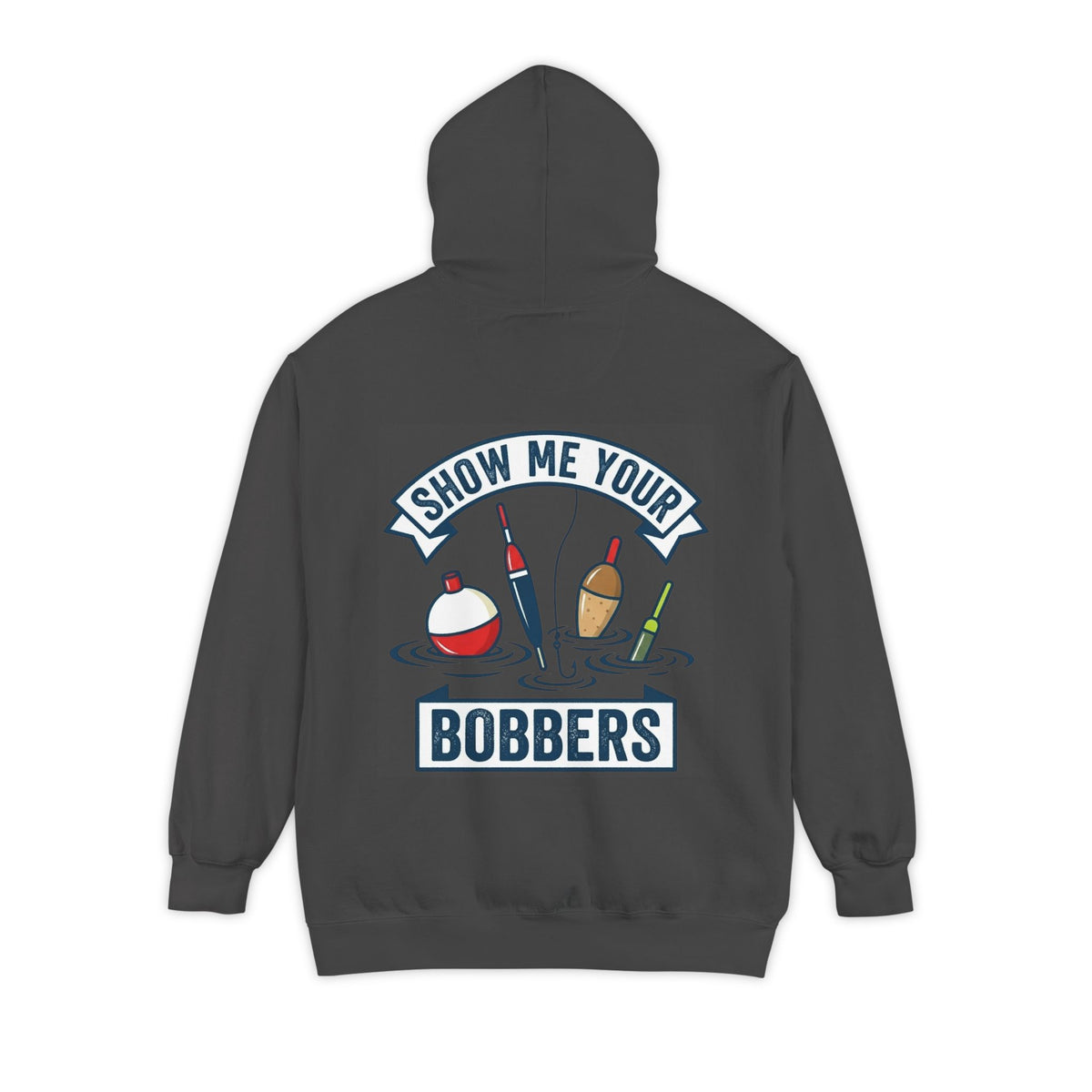 Color: Pepper | Show Me Your Bobber Garment-Dyed Hoodie