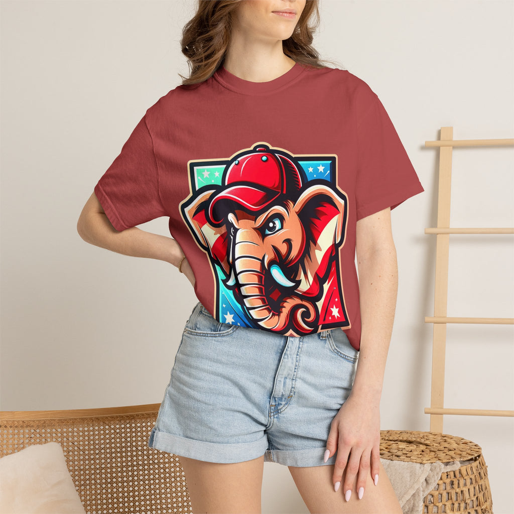 "The Patriot Elephant" Unisex Garment-Dyed T-shirt