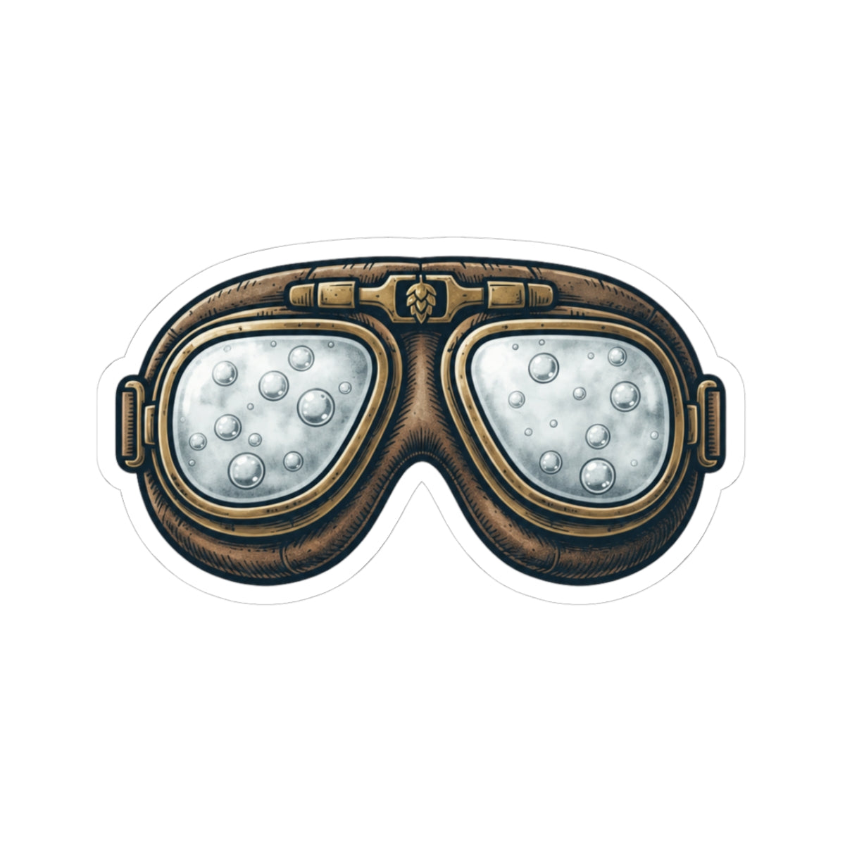 "Foggy Goggle Brewing" Sticker