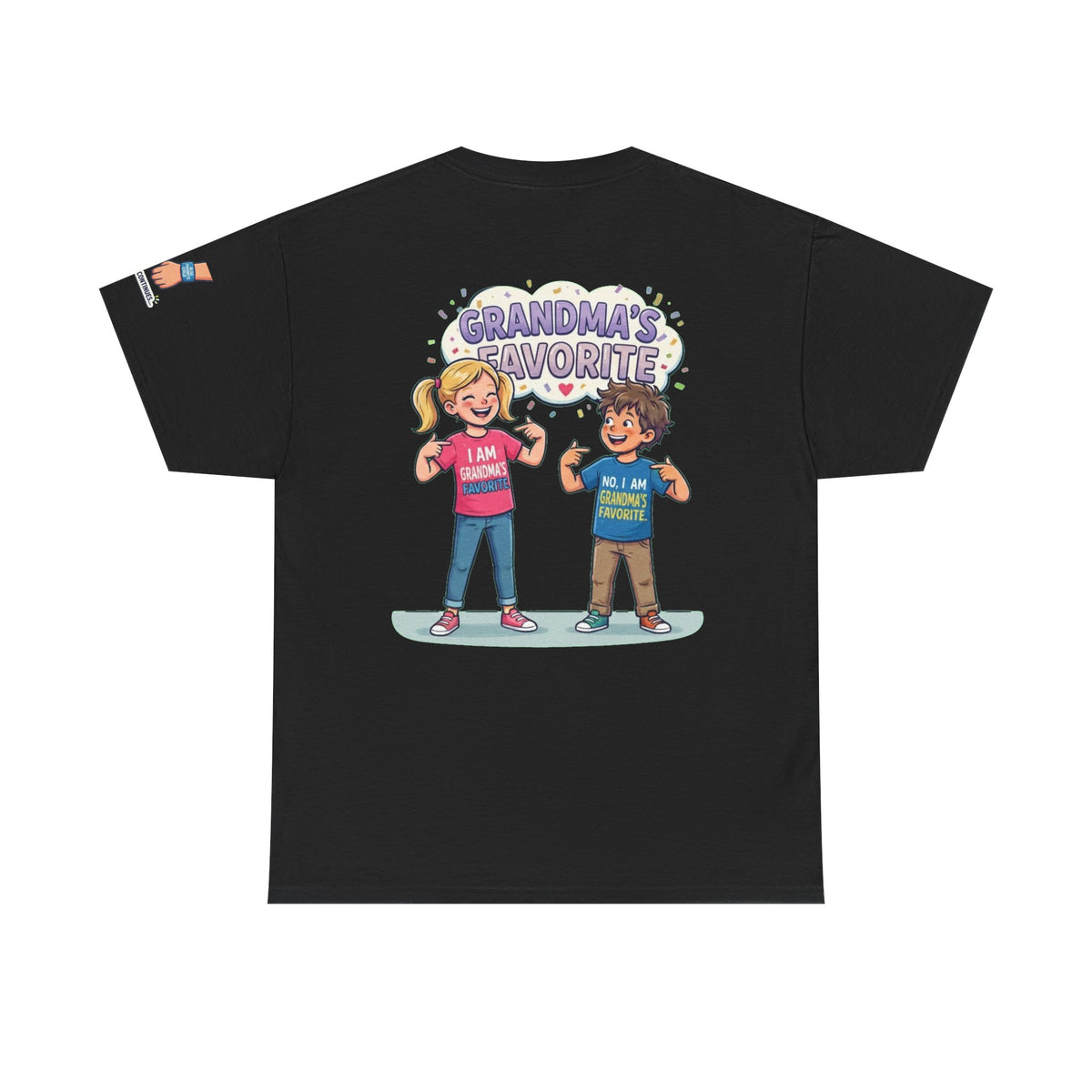 Color: Black | Grandma's Favorite Premium Graphic Tee
