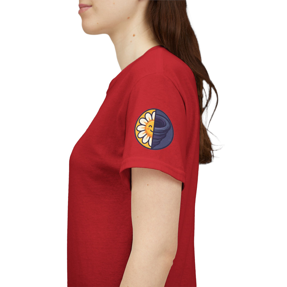 Color: Red | Sunshine Mixed With A Little Hurricane Premium Graphic Tee