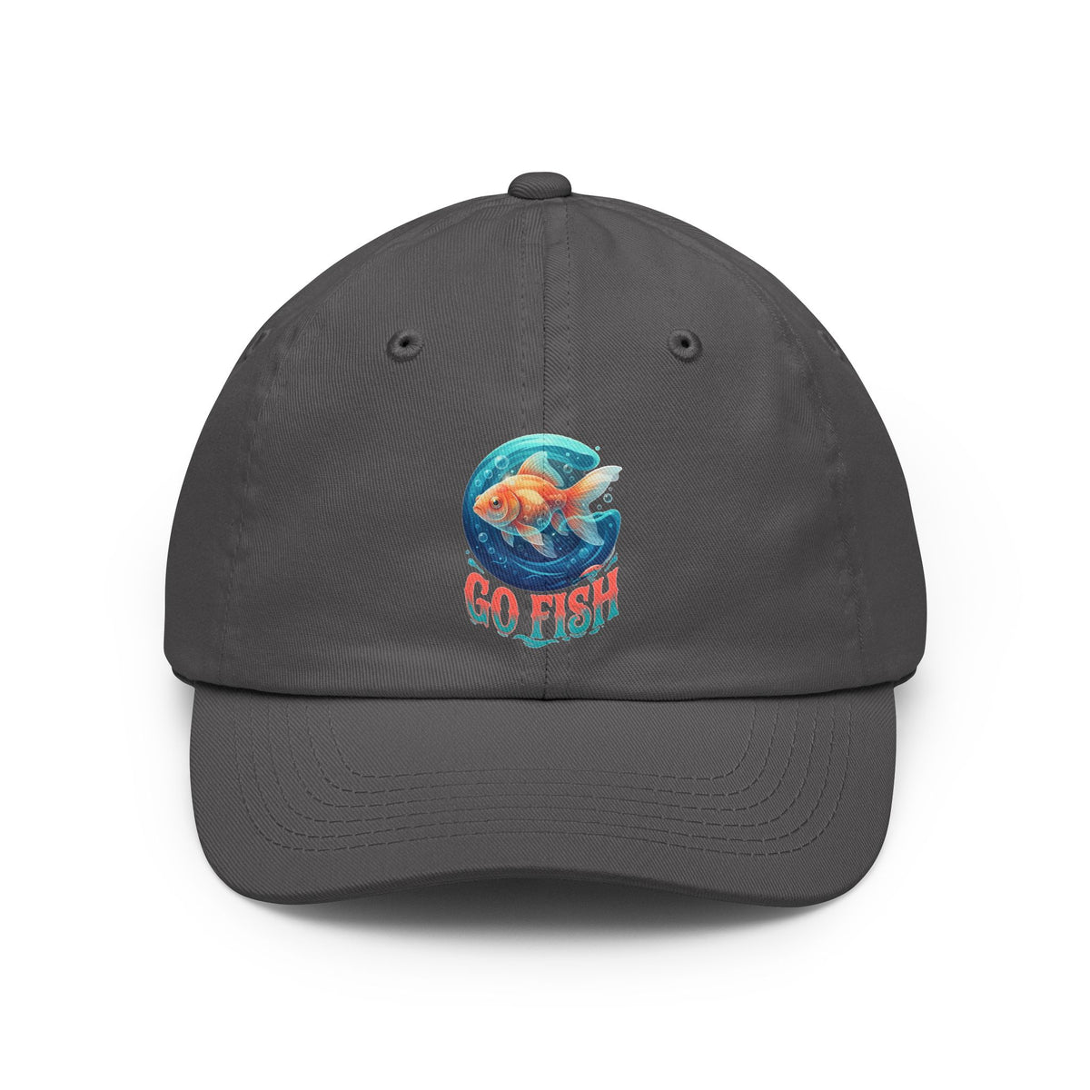 Color: Charcoal | Go Fish Dad Hat