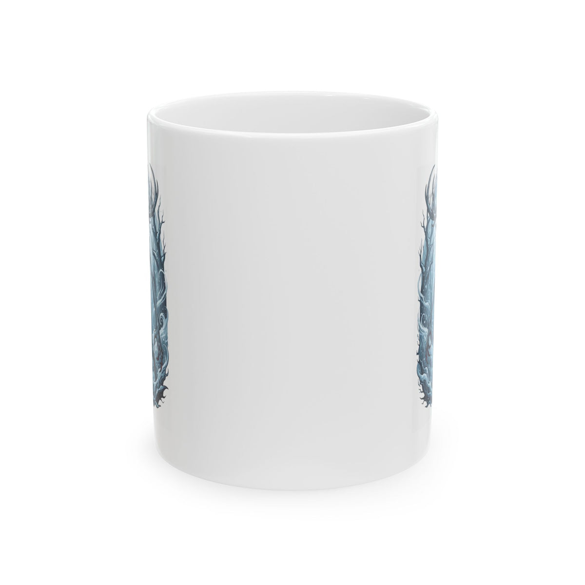 "Wendigo (Algonquian Folklore)" White Ceramic Mug